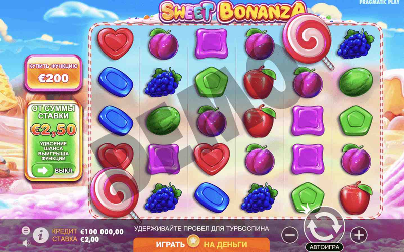 &nbsp;Sweet Bonanza demo играть бесплатно